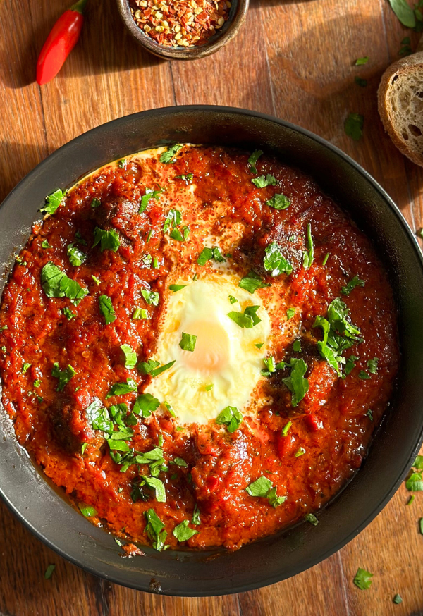 Mushroom Ball Shakshuka